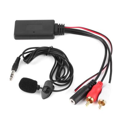 Bluetooth AUX Module 2 Cable Adapter with Hands- Microphone 12V
