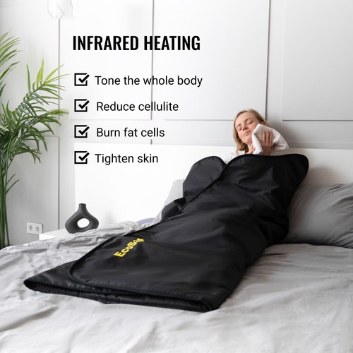 Infrarot Sauna Blanket Heizdecke Heizmatte CE Körper Abnehmen Fitness Saunadecke - Bild 22 von 26