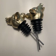 New 2x WhistlePig Piggy Back Rye Pour Spout Pourer Top Bottle Topper (2)