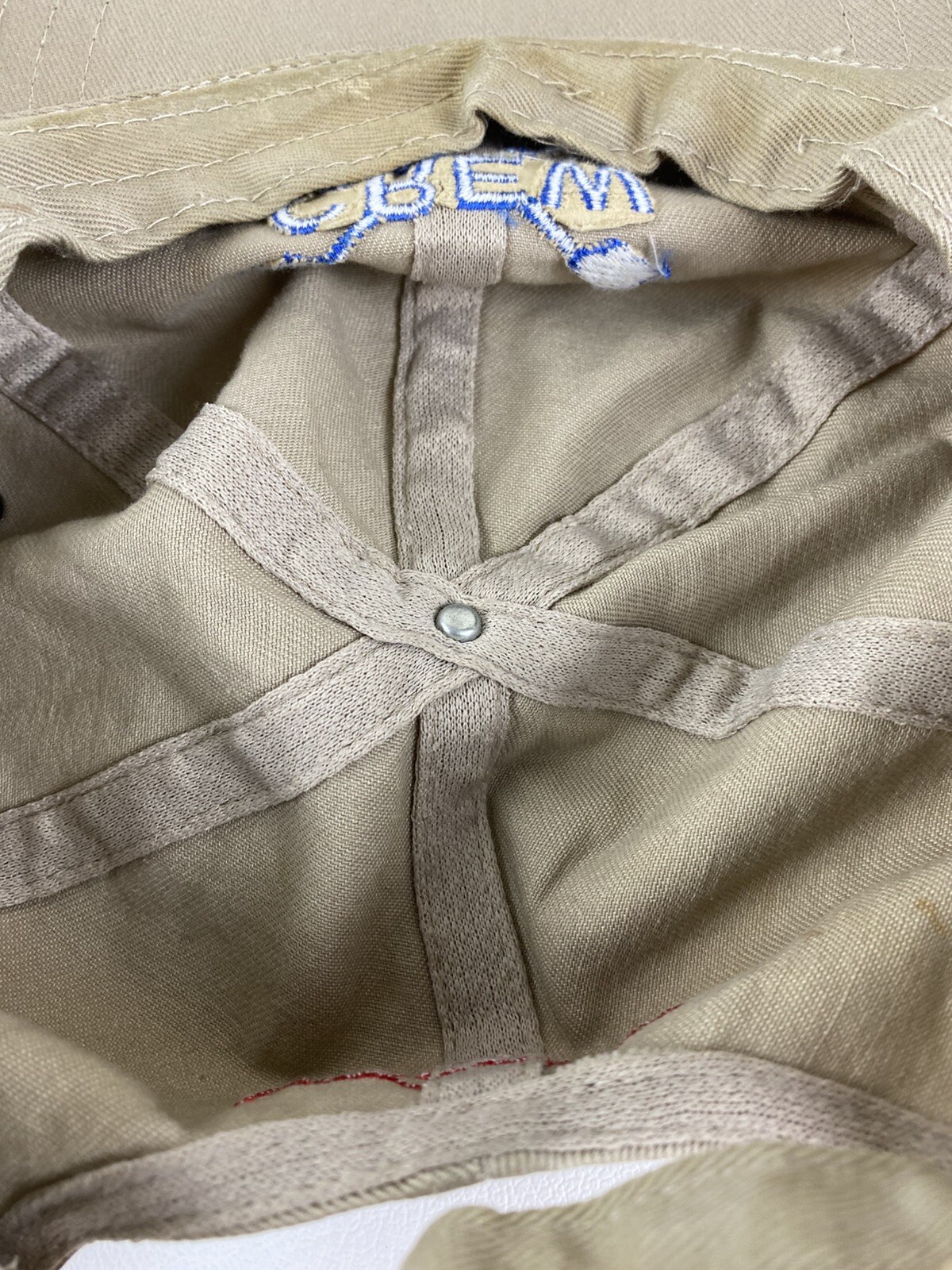 Conoco Crew Hat Cap Tan Strap Back Conoco Crew Ga… - image 6