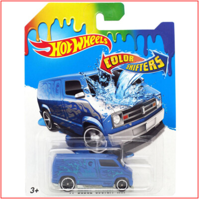 Hot Wheels COLOR SHIFTERS -2021 '77 DODGE CUSTOM VAN Color Changing Car  NEW 
