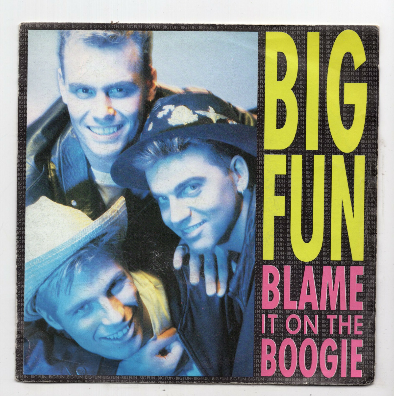 (B87) Big Fun, Blame It On The Boogie - 1989 - 7 inch vinyl