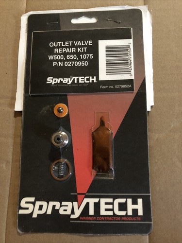 SPRAY TECH OUTLET VALVE REPAIR KIT 0270950 FOR W500, 650 & 1075 REPLACEMENT SALE