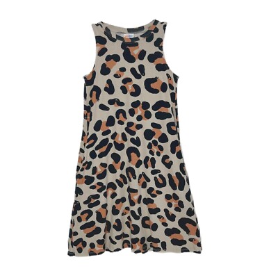 Medium CHARLOTTE LuLaRoe Tank Swing Dress ~ ANIMAL PRINT ~ Sizes 8-10; nwt