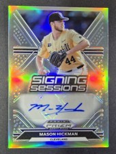 2021 Panini Prizm Draft AUTO Prizm Mason Hickman Signing Sessions Card #SS-MH