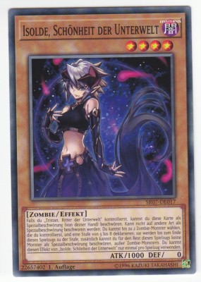 Yu-GI-OH Isolde Schönheit der Unterwelt Common SR07-DE017 NEU!