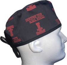 Texas Tech Scrub Hat Chemo Cap READ DESCRIPTION  