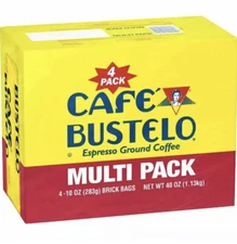 Cafe Bustelo Espresso Ground Coffee, 10 oz. (4 pack) - FREE SHIPPING !