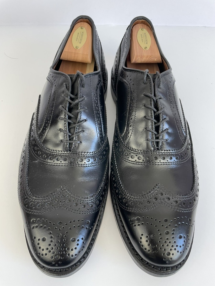 Allen Edmonds Mens MCALLISTER Wingtip Oxfords Black Dress  display picture 1