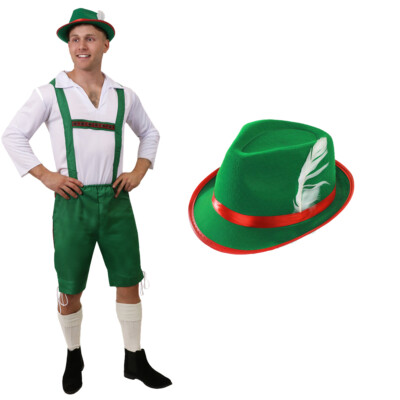 OKTOBERFEST DEUTSCHES BIERFEST HERREN KOSTÜME NEUHEIT OUTFITS