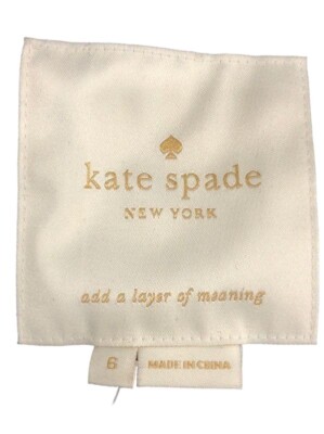 Kate Spade New York Wool Blend Boucle Broadway Coat Black size 6