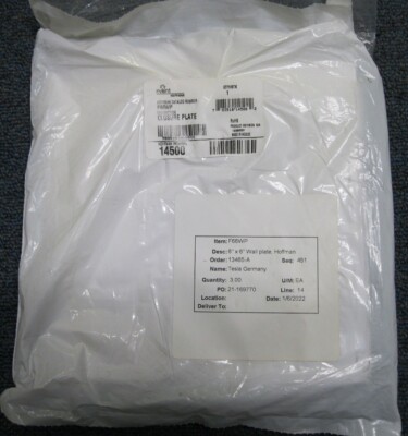 Nvent/Hoffman F66WP Wall Plate 6x6''