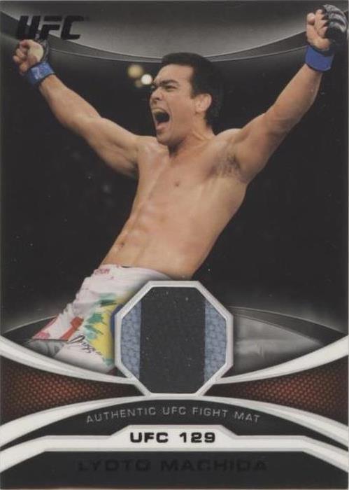 2011 Topps UFC Moment of Truth - Mat Relic Lyoto Machida #MTMR-LM Onyx ...