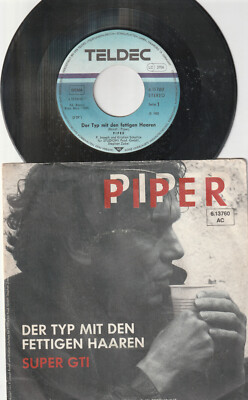 TOMMY  PIPER + 1983 + rare PROMO + DER TYP MIT DEN FETTIGEN HAAREN + SUPER GTI