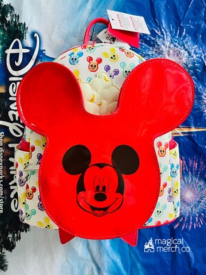 2021 Disney Parks Mickey Balloon Popcorn Bucket Loungefly 