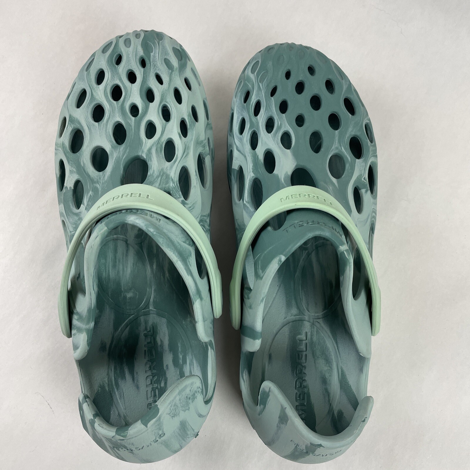 Merrell Hydro Moc Elements Sandalo Acqua Casual Verde Slip On Uomo 8 5 Donna 10