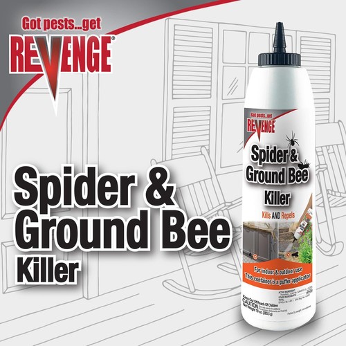 Revenge Spider & Ground Bee Killer for Indoors and Outdoors, 10 oz Ready-to-Use