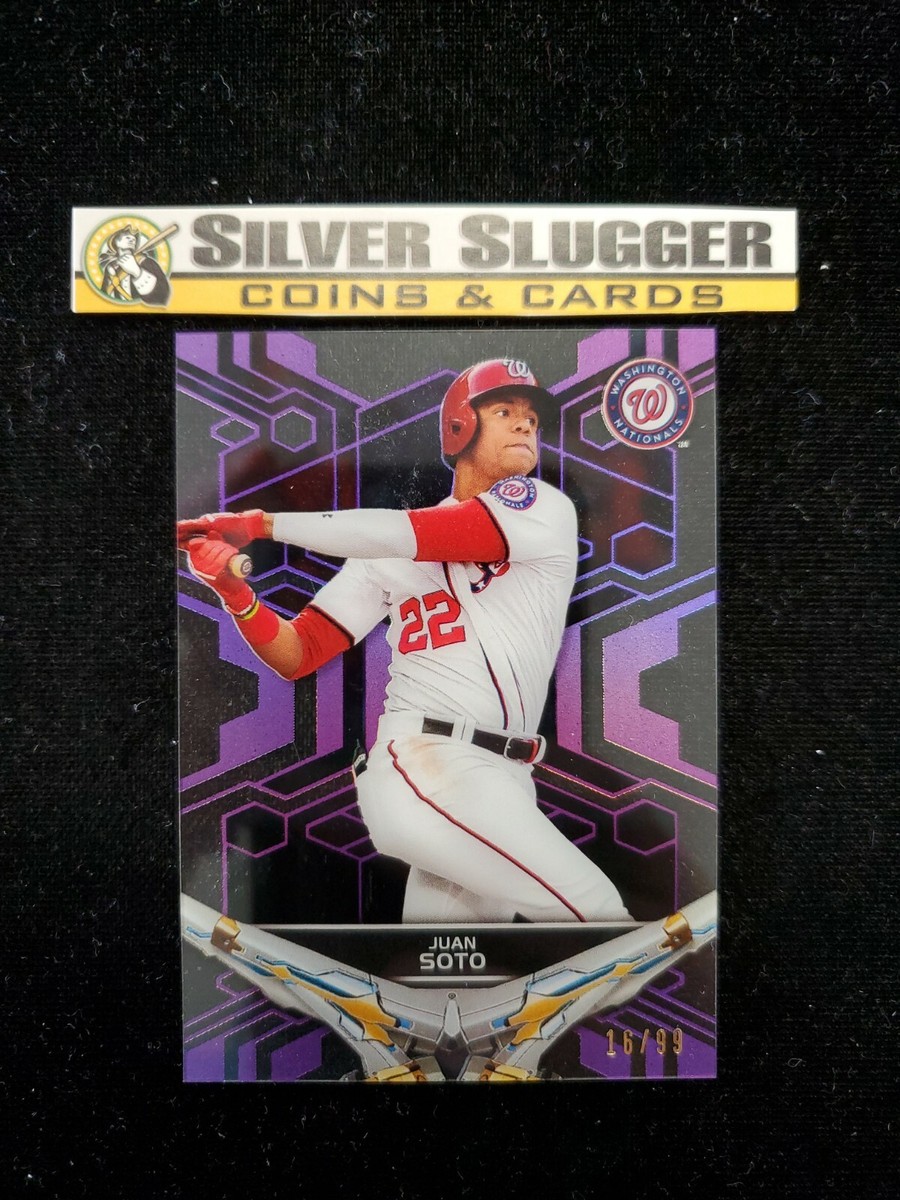 2019 Juan Soto Topps High Tek Purple Acetate /99! Washington 