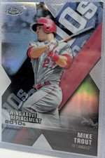 Mike Trout singles - Various 2019-2022 MLB card series. Los Angeles Angels