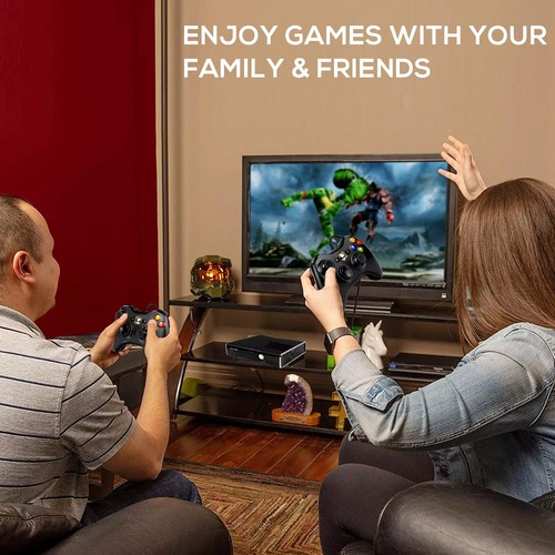 UK Brandneu Xbox 360 Controller USB Kabelgebunden Gamepad für Microsoft Xbox 360/PC - Bild 10 von 30