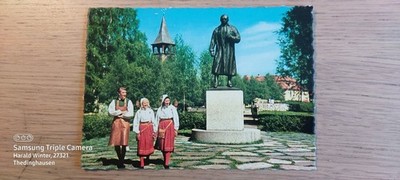 Postkarte Dalarna Mora Zornstoden 13.09.1962 gel_