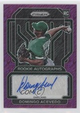 2022 Panini Prizm Rookie Purple Shimmer 5/7 Domingo Acevedo #RA-DA Auto 14jr