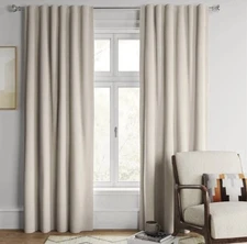 Threshold 50”x95” Blackout Aruba Window Curtain Panels