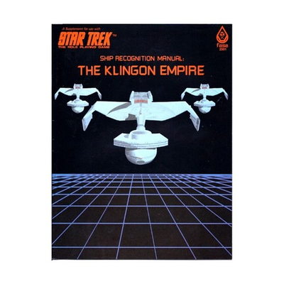 #ad FASA Star Trek RPG Klingon Ship Recognition Manual 1st Ed VG $23.00