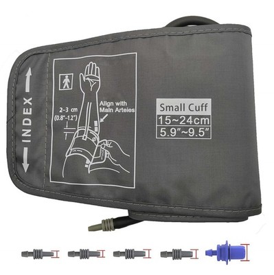 Child Small Size Cuff Compatible with Omron 5.5 -9.5  + 5 Connectors 