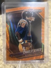 2025 Panini Prizm Charlie Joiner Orange Wave /60 Chargers SP Color Match HOF