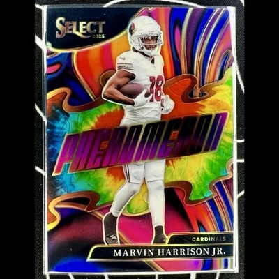 Panini 2025 Select Phenomenon Tie-Dye Prizm Marvin Harrison Jr. #1 /25 Cardinals