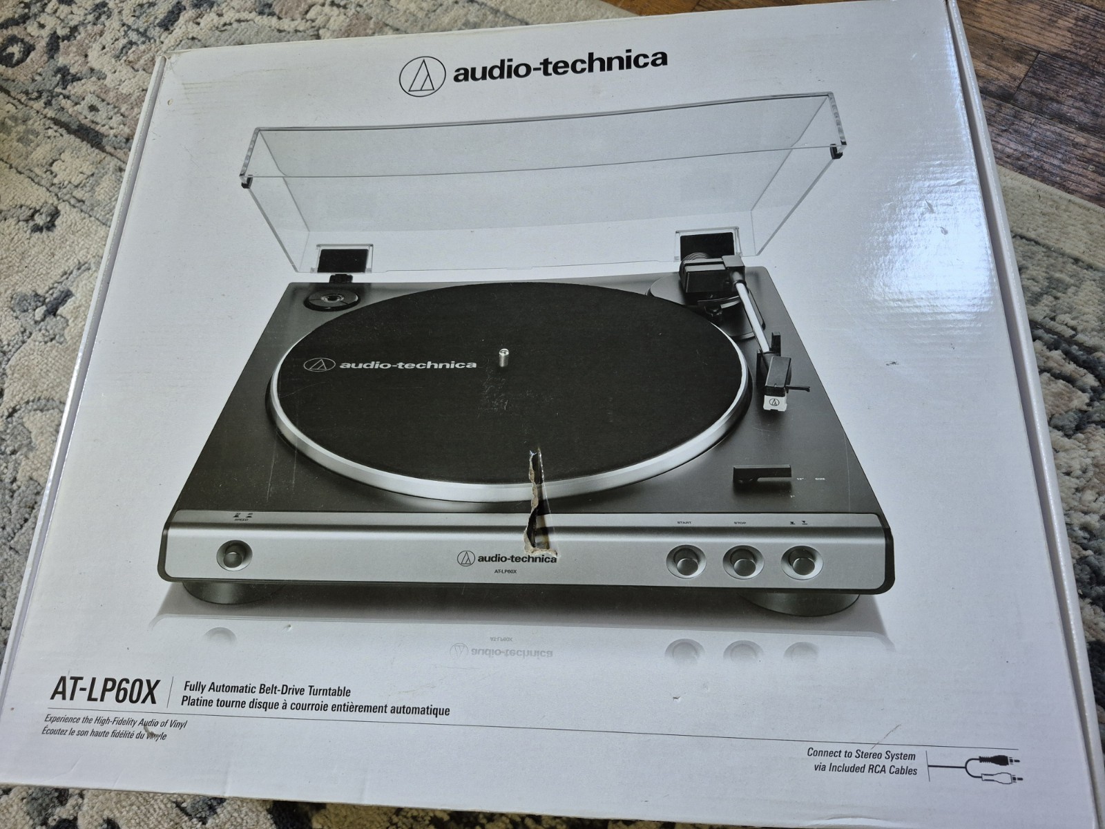 Audio-Technica AT-LP60X Automatic Belt-Drive Turntable $80 OBO LOCAL PICKUP
