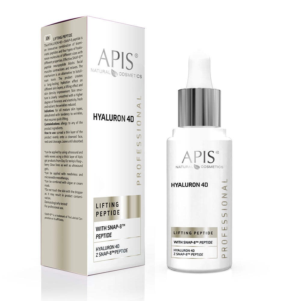 Apis Professional Hyaluron 4D Concentrate with SNAP-8 Biomimetic Peptide 30ml - Image 5