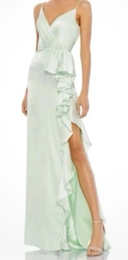 banana republic dress green Novelty Christmas Candy Cane Print One Shoulder Dress | Faux Fur Trim & Pom Pom Detail
