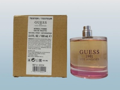 GUESS 1981 LOS ANGELES WOMEN EAU DE TOILETTE NATURAL SPRAY 3.4 OZ *BROWN BOX*