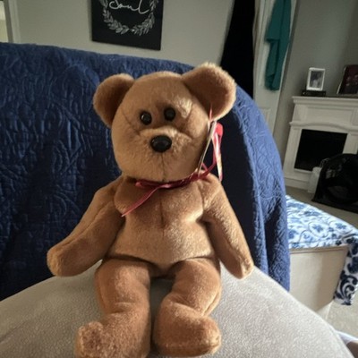 Ty Beanie Babies Teddy Brown Bear Plush Vintage Retired 1993 Ages 3+ 3-4