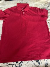 Goodfellow Mens Size Large Red Loring Polo