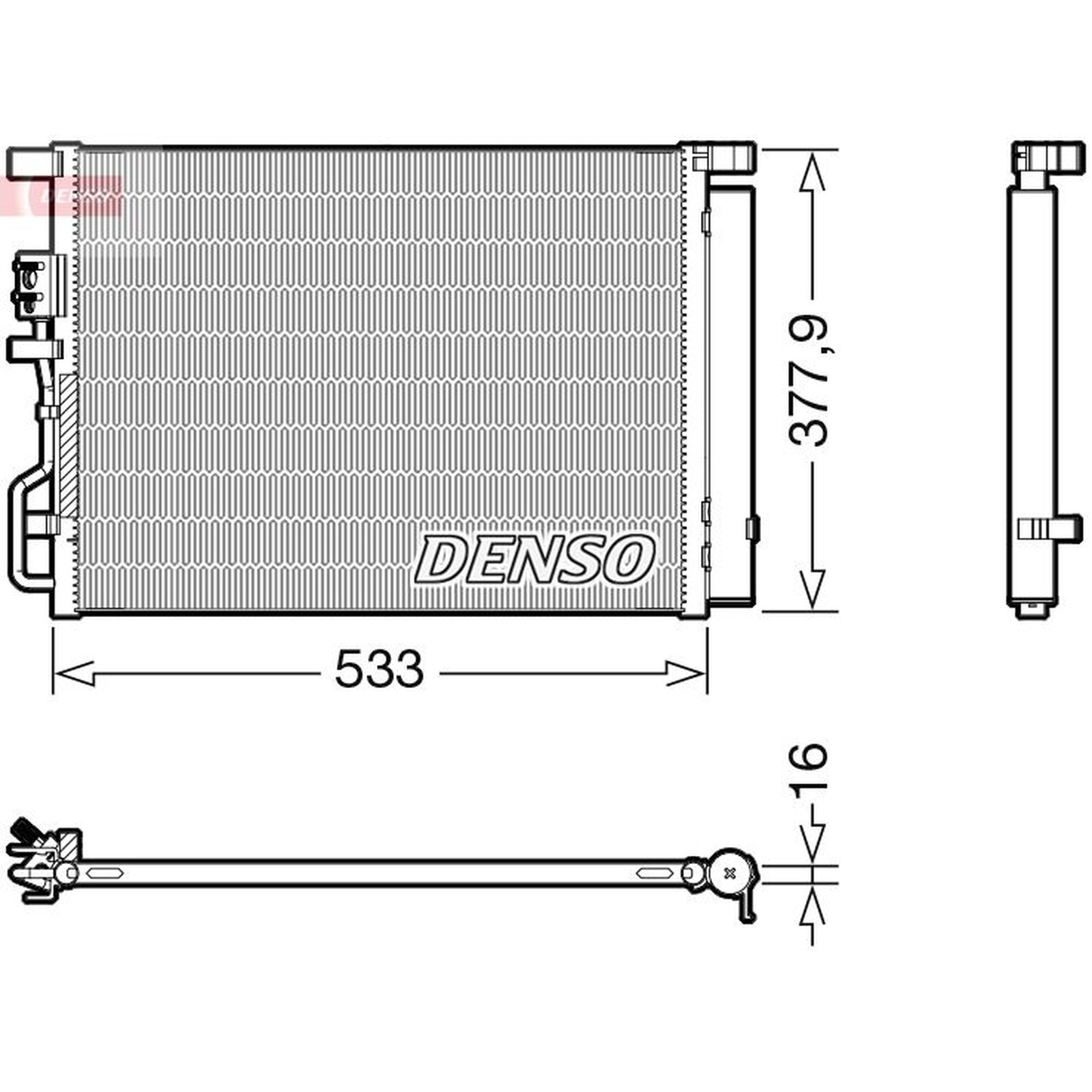 Fits DENSO DCN41018 condenser TUCSON/ SPORTAGE 15- ... ⭐UK Stock⭐ - Image 13