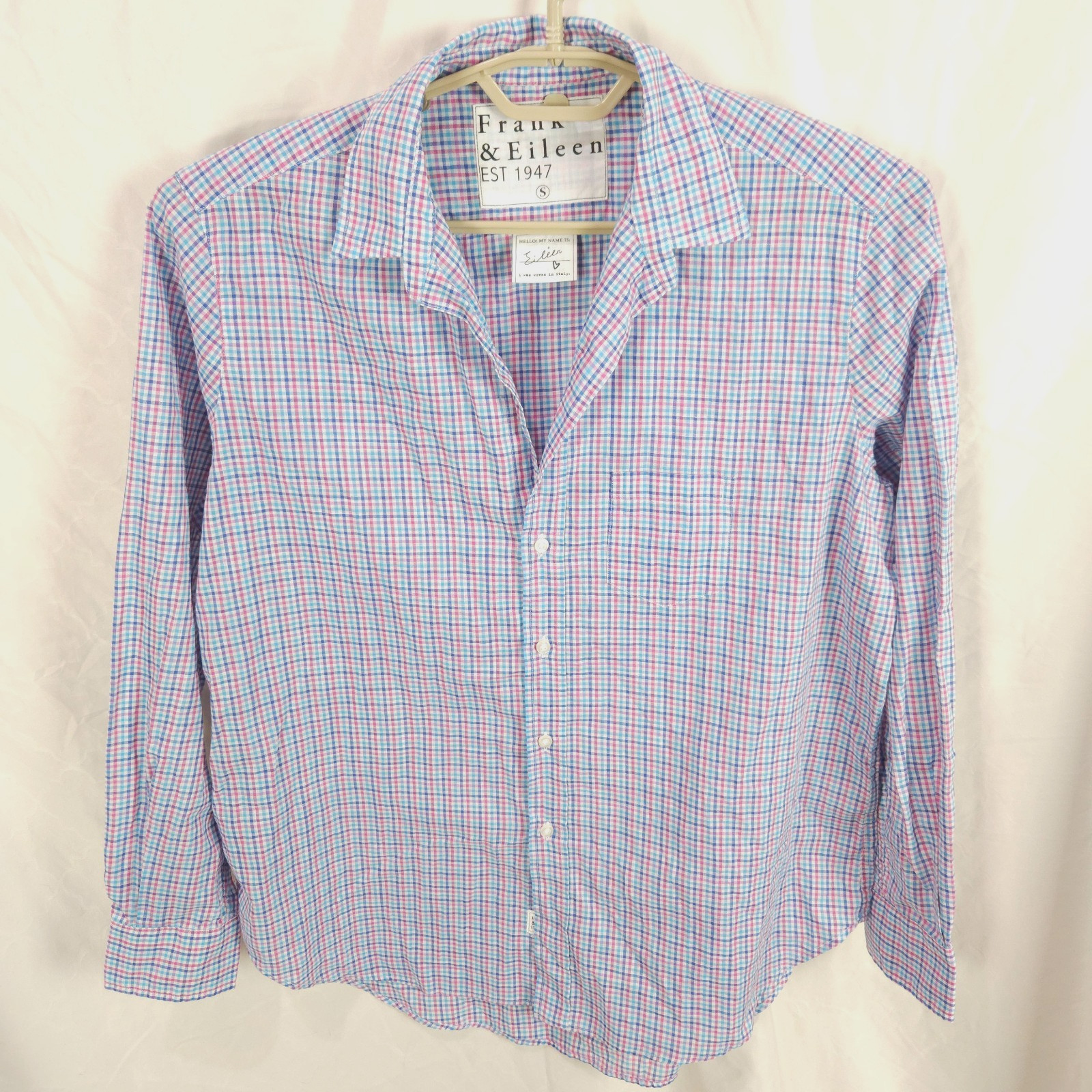 Frank & Eileen Eileen Button Down Blouse Shirt Re… - image 2