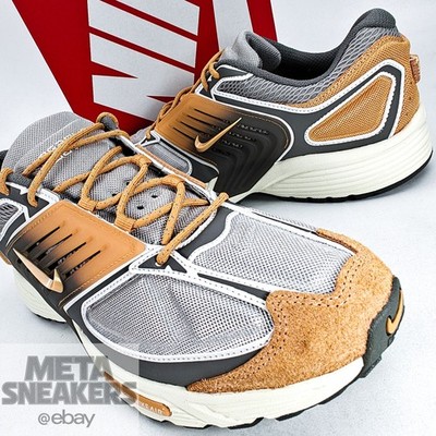 Nike Air  US 9.5 Men's Grey Copper Orange Retro Run Pegasus Wave  IB7717 009 New