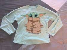 Disney Star Wars Mandalorian The Child Baby Yoda Youth Spirit Jersey Sz Small