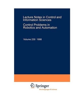 Control Problems in Robotics and Automation