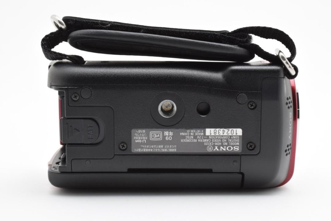 SONY　HandycamHDR-CX120 Sony Handycam HDR-CX120 Red and Black Digital Video Camera