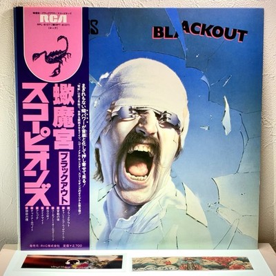 Scorpions   Blackout/LP 1982 RCA RPL-8107 w/OBI Japan Press EX/EX Hard Rock