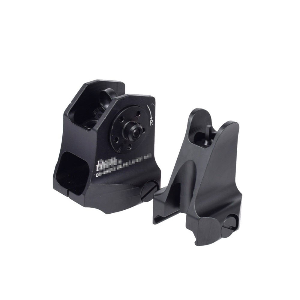 Tactical Flip-up Low Profile Metal Sight Folding Iron Sights Front and Rear Set