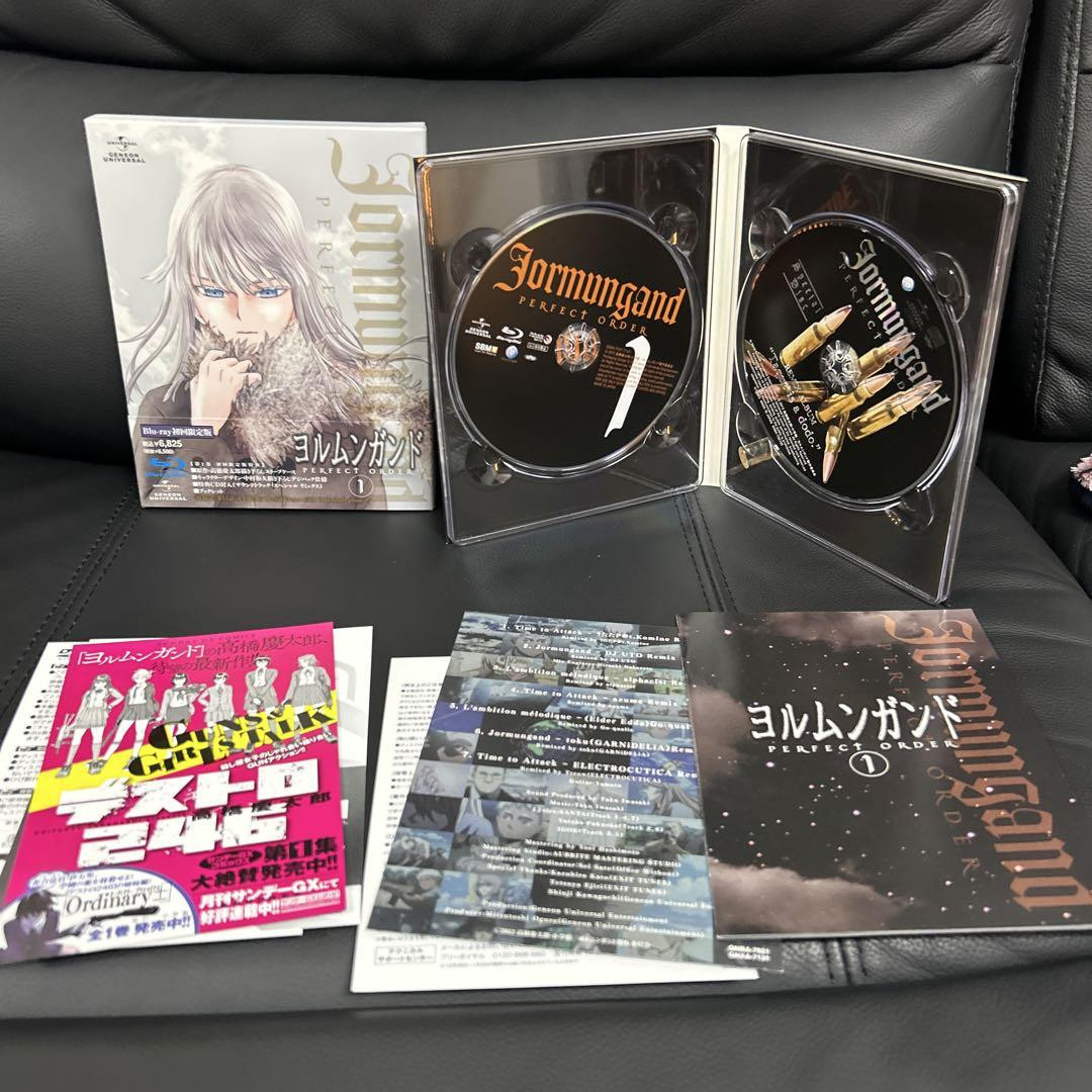 Jormungand PERFECT ORDER Season 2 Blu-ray Vol.1-6 Set w/ Box Japan