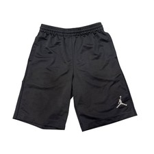 Kids Jordan Gray Mesh Athletic Shorts Size M 10/12 Years Basketball Gym