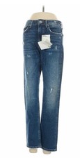 NWT Women  s Zara TRF Mid Rise Straight Cut Jeans. Size 2