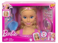 Barbie-Puppe Styling-Kopf, Blondes Haar mit mehr als 20 Styling-Zubehörteilen 