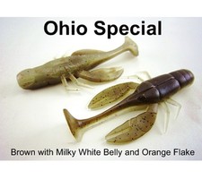 Big Joshy Swimbaits Ohio Special w/ Orange Flake 3.5" Craw Fishing Lure #C35-38
